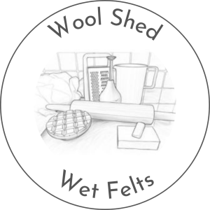 Wet felt products from Hackland Wool Shed