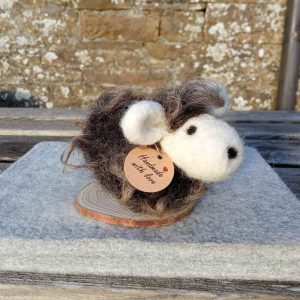 Needle Felted ewe for sale from Hackland Wool Shed